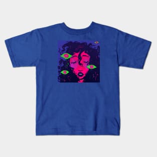 Dreaming with eyes closed Kids T-Shirt